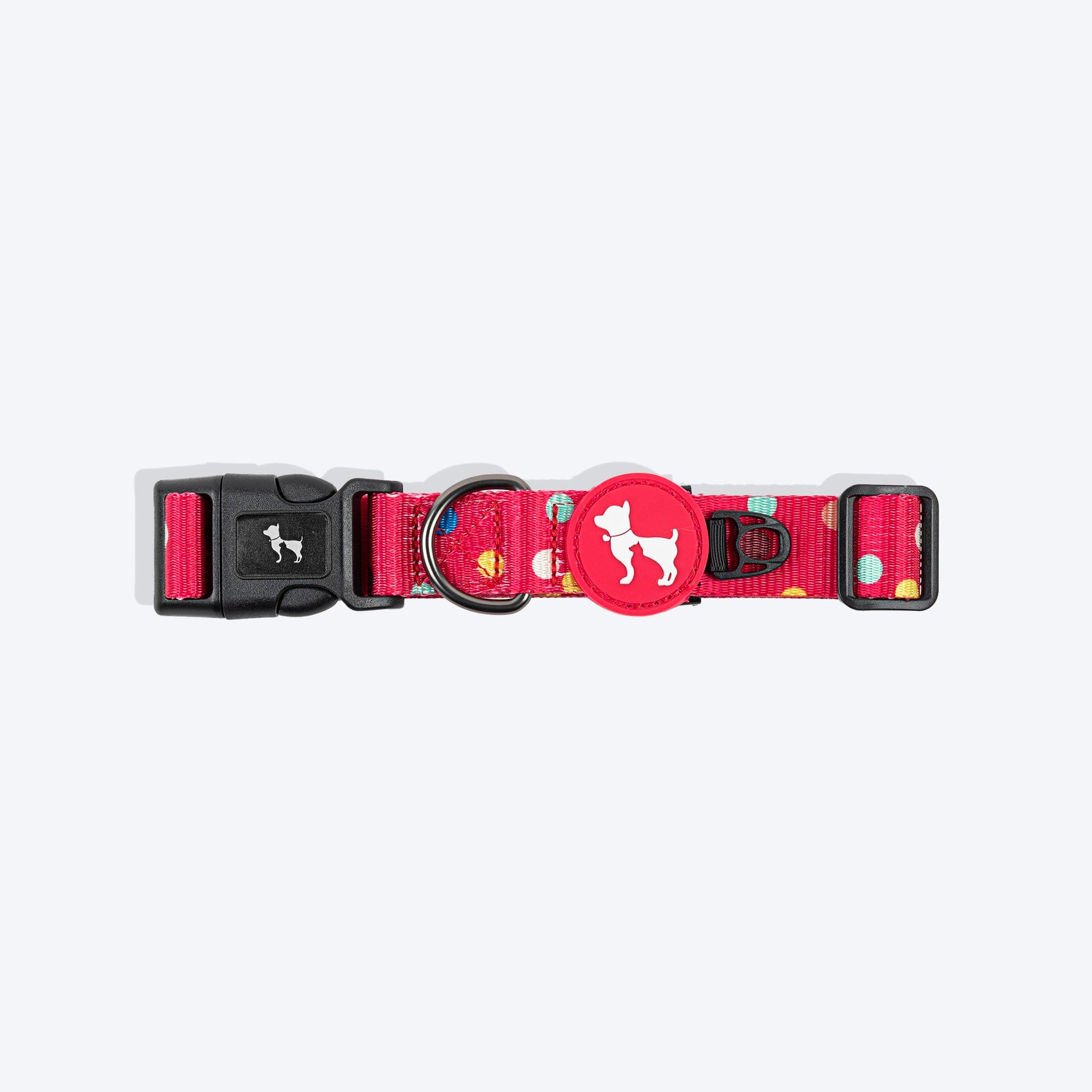 HUFT Polka Play Collar For Dog - Red - Heads Up For Tails