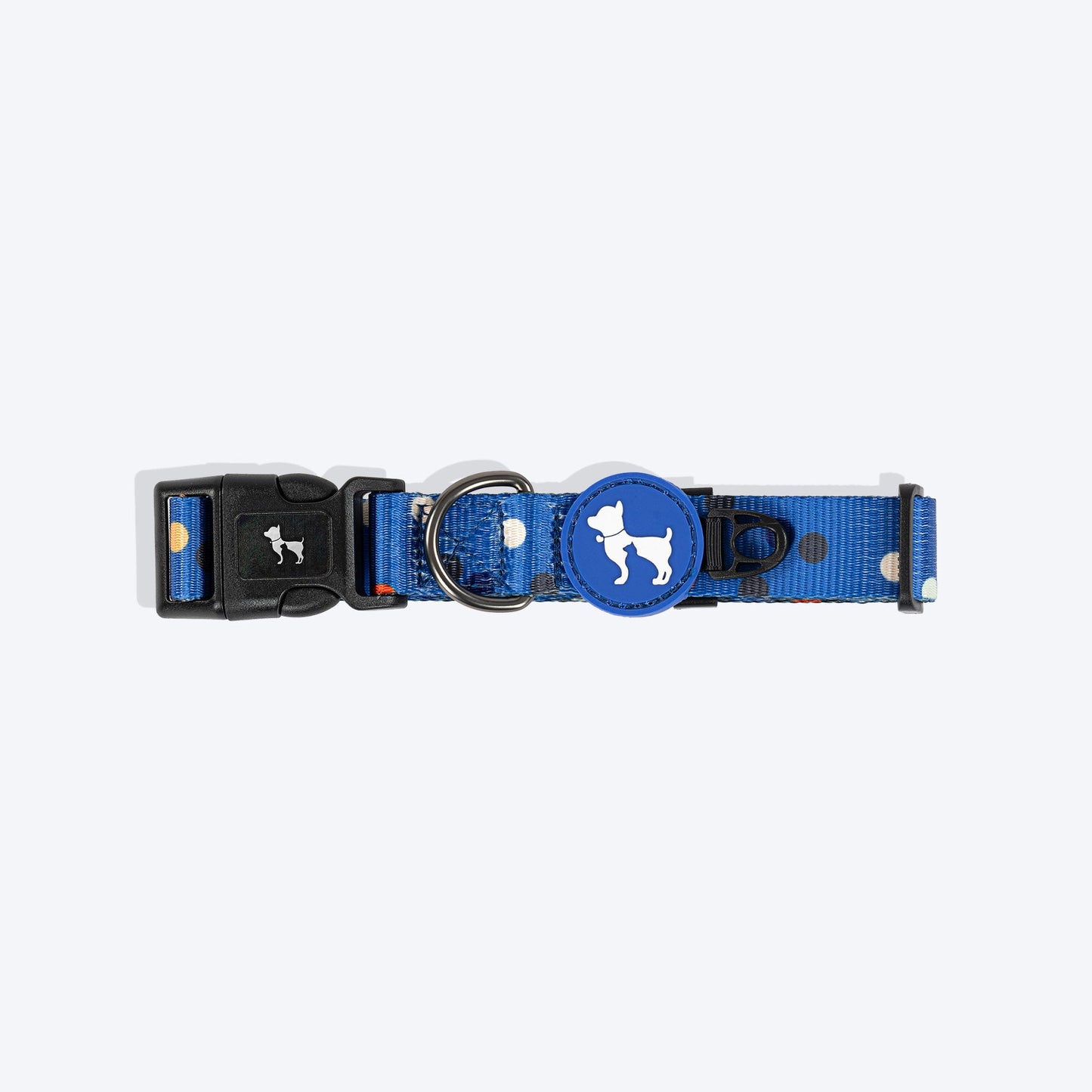 HUFT Polka Play Collar For Dog - Blue - Heads Up For Tails