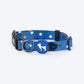 HUFT Polka Play Collar For Dog - Blue - Heads Up For Tails