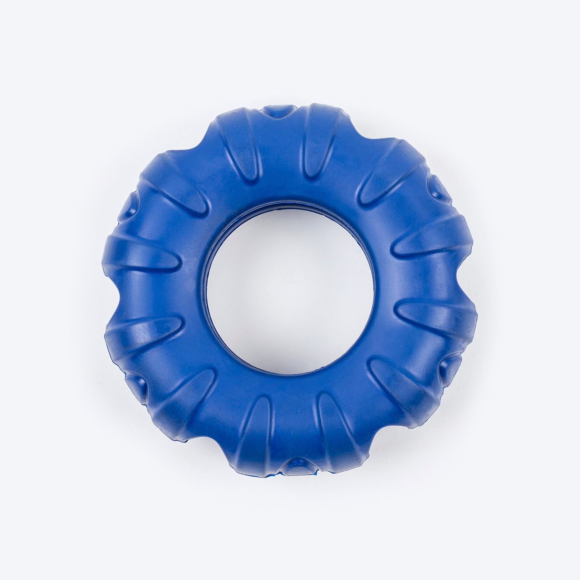 HUFT Chewtastic Roll-A-Tyre Chew Toy For Dog - Blue - Heads Up For Tails
