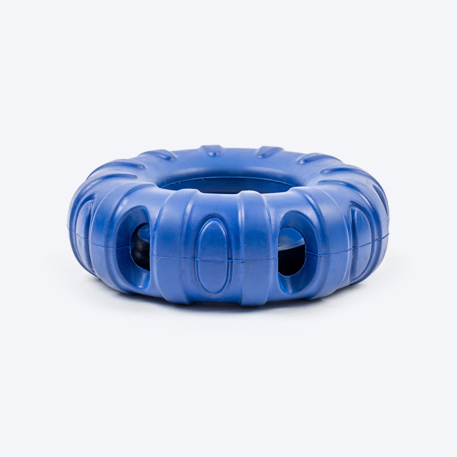 HUFT Chewtastic Roll-A-Tyre Chew Toy For Dog - Blue - Heads Up For Tails