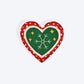 HUFT Christmas Darling Dog Collar Insert (Red and Green) - Heads Up For Tails