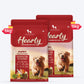 Hearty Oven-Baked Puppy Food by Heads Up for Tails, Chicken & Fish with Superfoods, 250g, suitable for all breeds.