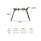 HUFT High Feeder Double Diner Stand With Steel Dog Bowl Inserts - Black - Heads Up For Tails