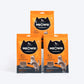 Meowsi by HUFT Power Bites, Chicken, Fish & Psyllium Husk, 50 gm, supports hairball control for cats.