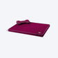 HUFT Made To Order Orthopaedic Dog Bed (Free Bone Cushion) - Dark Magenta - Heads Up For Tails