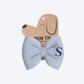 HUFT Personalised Monogrammed Bow Tie for Dogs - Blue - Heads Up For Tails