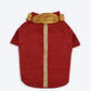 HUFT Personalised Red Kurta with Sequins and Dupatta - Heads Up For Tails