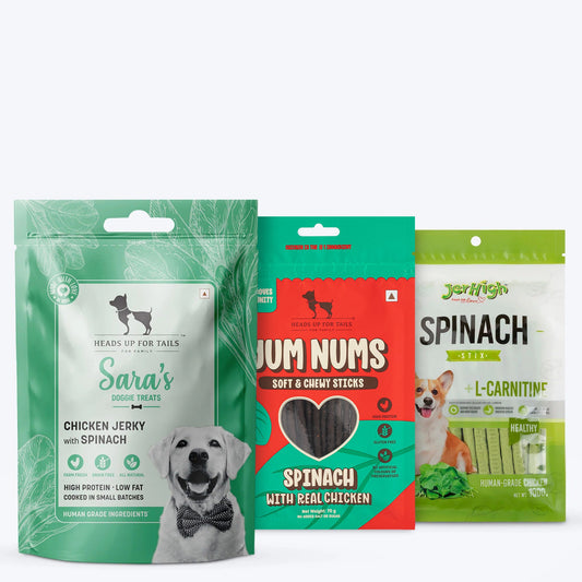 HUFT Popeye's Picks - Power - Packed Spinach Treats Combo - Heads Up For Tails