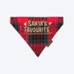 HUFT Santa's Favourite Bandana For Dog - Red - Heads Up For Tails