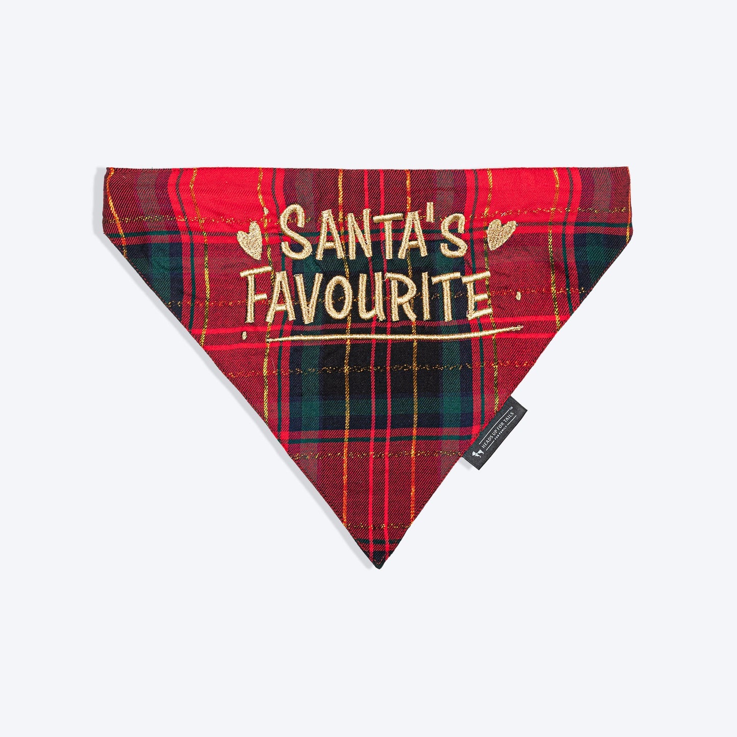 HUFT Santa's Favourite Bandana For Dog - Red - Heads Up For Tails