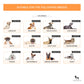 HUFT Silicon Pet Grooming Brush - Heads Up For Tails