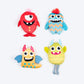 HUFT Mini Monsters Plush Toys for Cat â€“ Pack of 4 - Heads Up For Tails