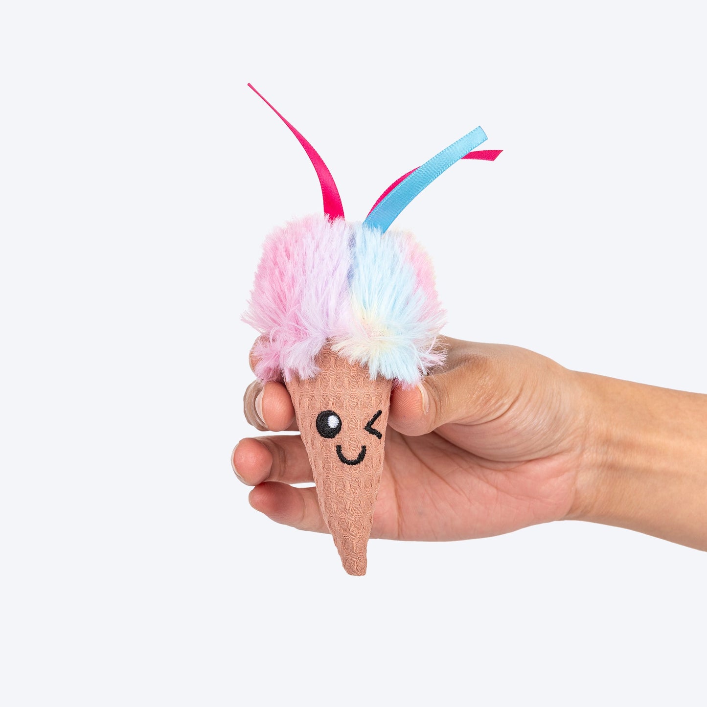 HUFT Sundae Smiles Plush Toys for Cat â€“ Pack of 2 - Heads Up For Tails