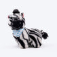 HUFT Zebra Zoom Plush Toy For Dog - Black & White - Heads Up For Tails