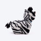 HUFT Zebra Zoom Plush Toy For Dog - Black & White - Heads Up For Tails