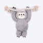 HUFT Sleepy Sloth Plush Toy for Dog - Grey - Heads Up For Tails