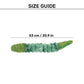 HUFT Slinky Gator Squeaky Plush Toy For Dog - Green - Heads Up For Tails
