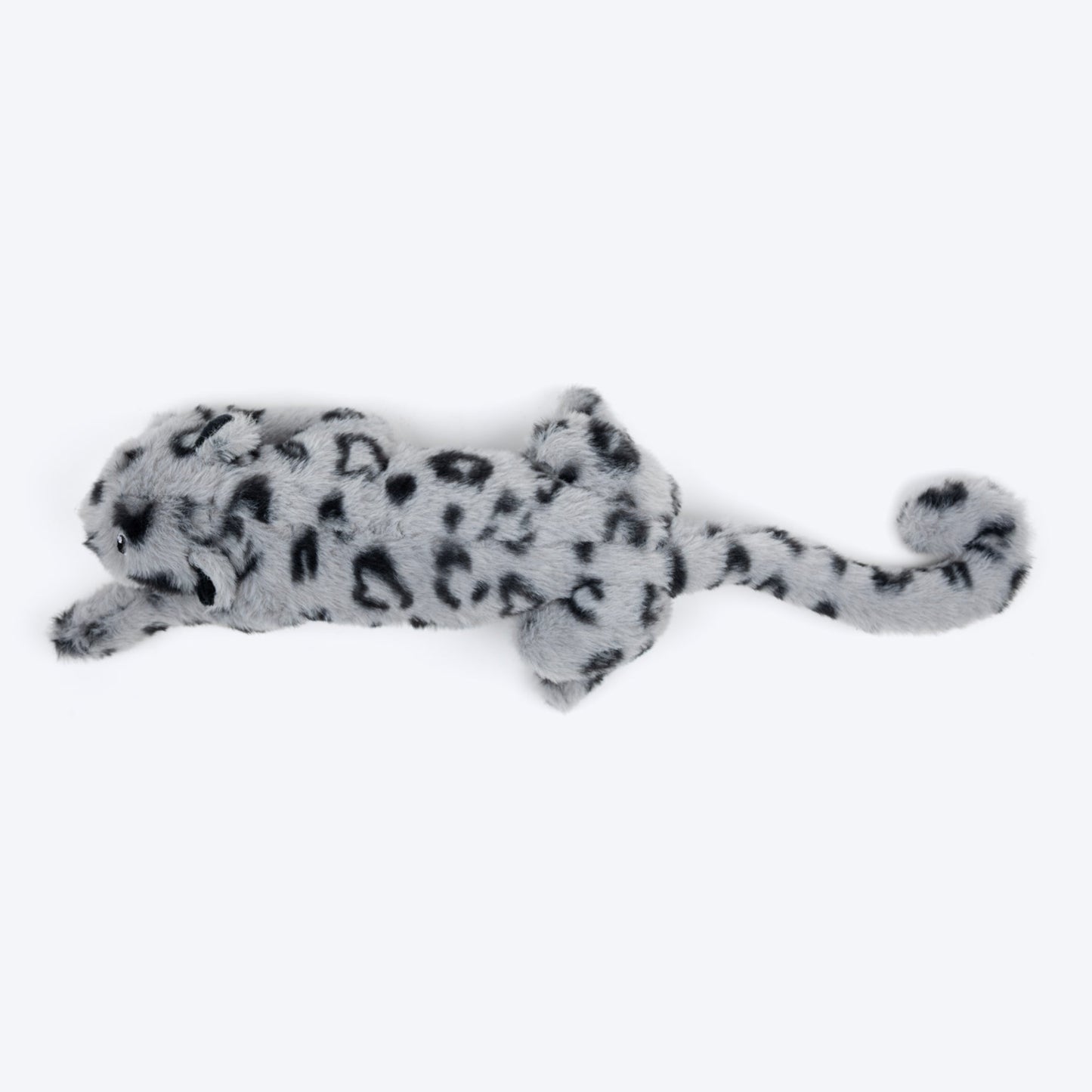 HUFT Wild Leo Squeaky Plush Toy For Dog - Grey - Heads Up For Tails