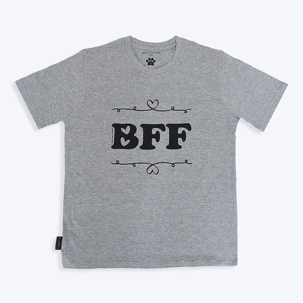 HUFT Twinsee Collection BFF Human T-Shirt - Grey-1