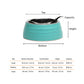HUFT Waves Embossed Melamine Bowl For Dogs - Aqua - Heads Up For Tails