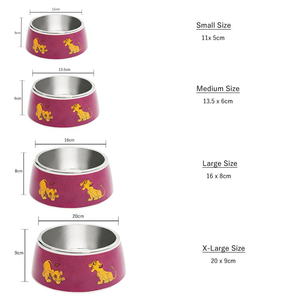 HUFT XÂ©Disney Simba Dinner Dog Bowl - Heads Up For Tails