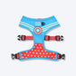HUFT XÂ©Marvel Captain America Reversible Dog Harness - Blue & Red - Heads Up For Tails