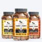 HUFT YIMT Vegetarian Gluten Free Dog Biscuits Combo - Pumpkin & Carrots, Peanut Butter & Banana, Banana & Oats (Pack Of 3) - Heads Up For Tails