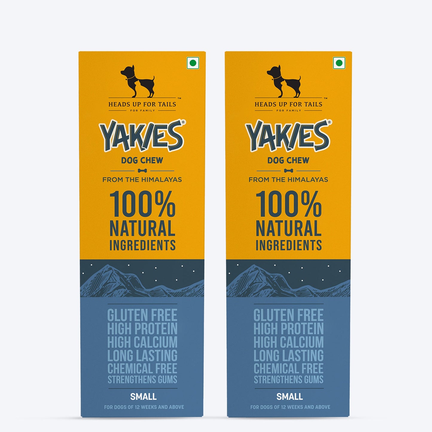 HUFT Yakies Vegetarian Natural Chew Bone - Heads Up For Tails