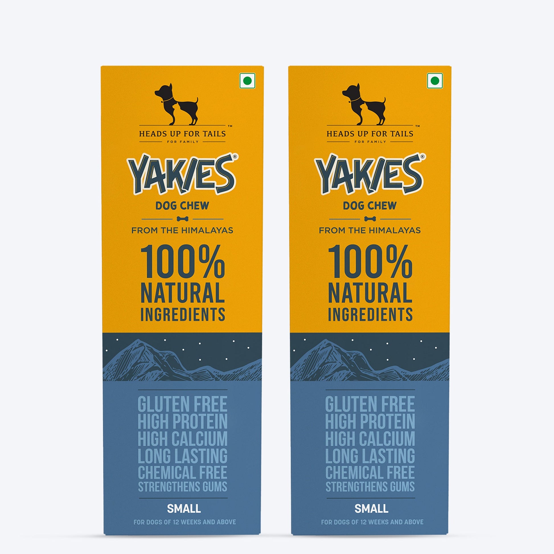HUFT Yakies Vegetarian Natural Chew Bone - Heads Up For Tails