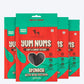 HUFT Yum Nums Dog Treats Soft & Chewy Sticks Spinach With Real Chicken - 70 gm - Heads Up For Tails