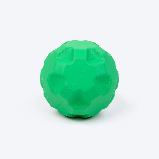 HUFT Chewtastic Baller Chew Toy For Dog - Green - Heads Up For Tails