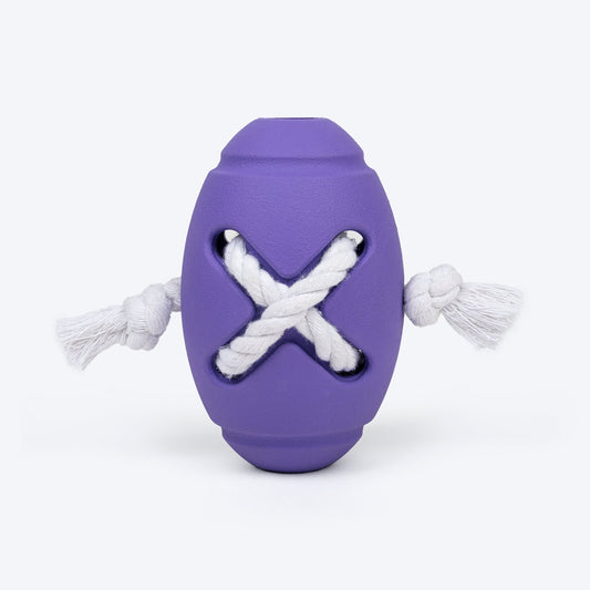 HUFT Chewtastic Cross-N-Chew Toy For Dog - Purple - Heads Up For Tails