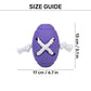 HUFT Chewtastic Cross-N-Chew Toy For Dog - Purple - Heads Up For Tails