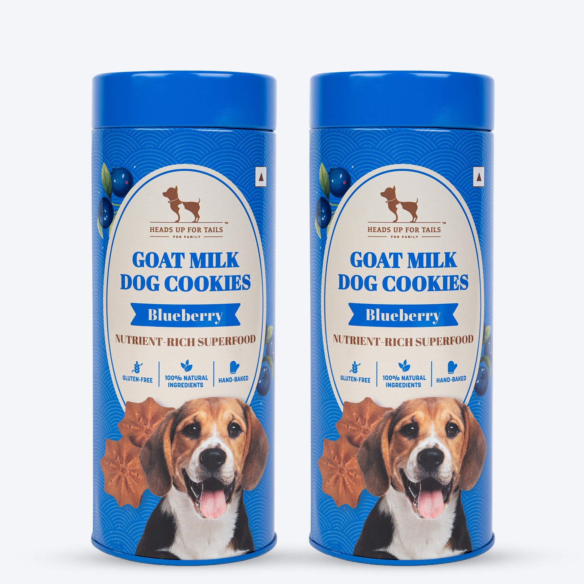 HUFT Goat Milk Dog Cookies - Blueberry - 200 g - Heads Up For Tails