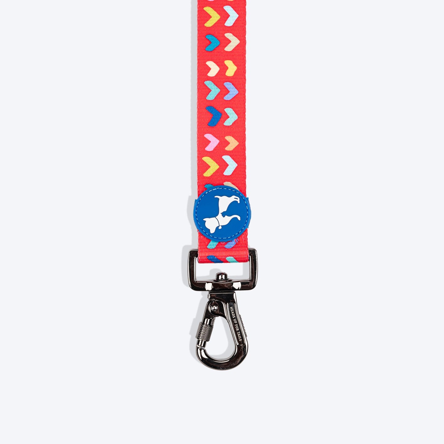 HUFT Heart to Heart Leash For Dog - Red - Heads Up For Tails