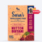 Sara's Wholesome Food Mutton Biryani, Flavours of India, 300 g, made with 50% meat and 50% vegetables and rice.