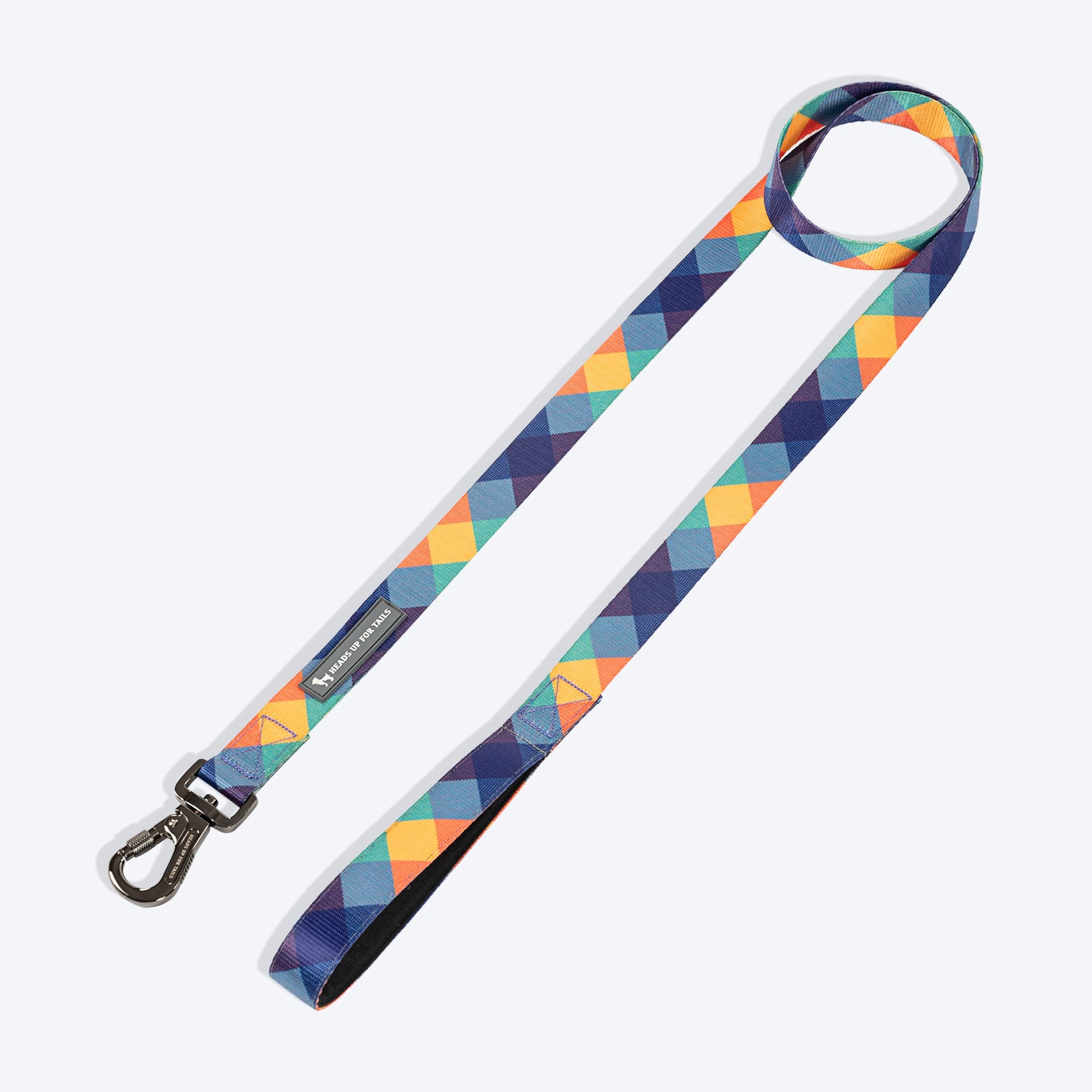 HUFT Technicolor Tartan Leash For Dog - Multicolor_04