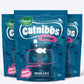 Happi Skippi Catnibbs Salmon Shiny Coat Chewy & Yummy Cat Treat - 60 gm - Heads Up For Tails