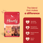 Hearty Shredded Chicken & Pumpkin in Gravy dog wet food by Heads Up for Tails, 70 g pouch. Suitable for all breeds.