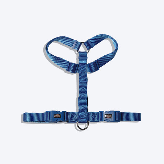 Trixie Premium Dog H-Harness - Royal Blue - Heads Up For Tails