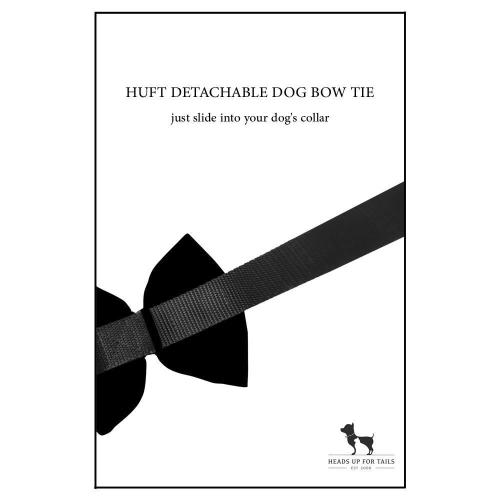 HUFT Personalised Monogrammed Bow Tie for Dogs - Blue-6