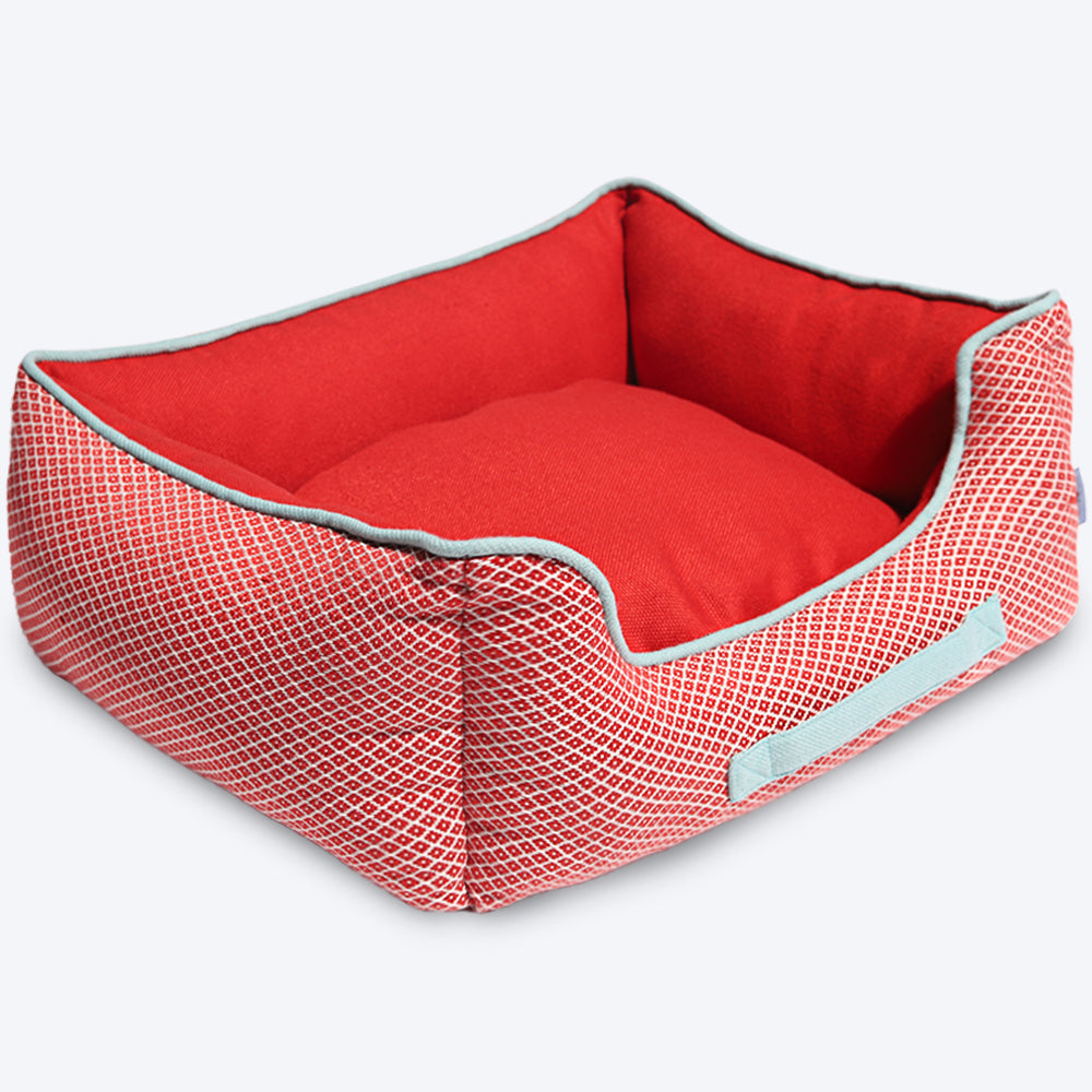 ResplootÂ® Sofa Bed For Dogs & Cats - Red - Heads Up For Tails