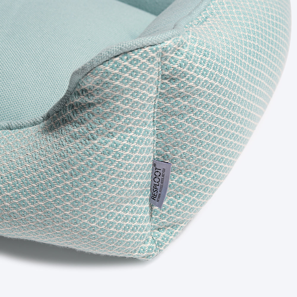 ResplootÂ® Sofa Bed For Dogs & Cats - Aqua Blue - Heads Up For Tails