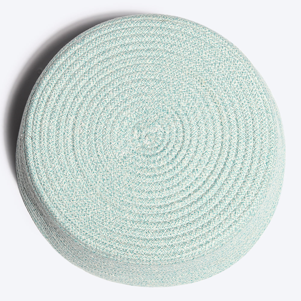 ResplootÂ® Cat Basket Bed - Aqua Blue - Heads Up For Tails
