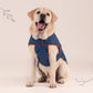 HUFT Grrberry Quilted Dog Jacket - Teal Blue - Heads Up For Tails