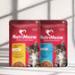 NutriMeow Kitten Trial Pack - Chicken in Gravy + Tuna in Jelly Wet Food (2 x 80 gm) - Heads Up For Tails