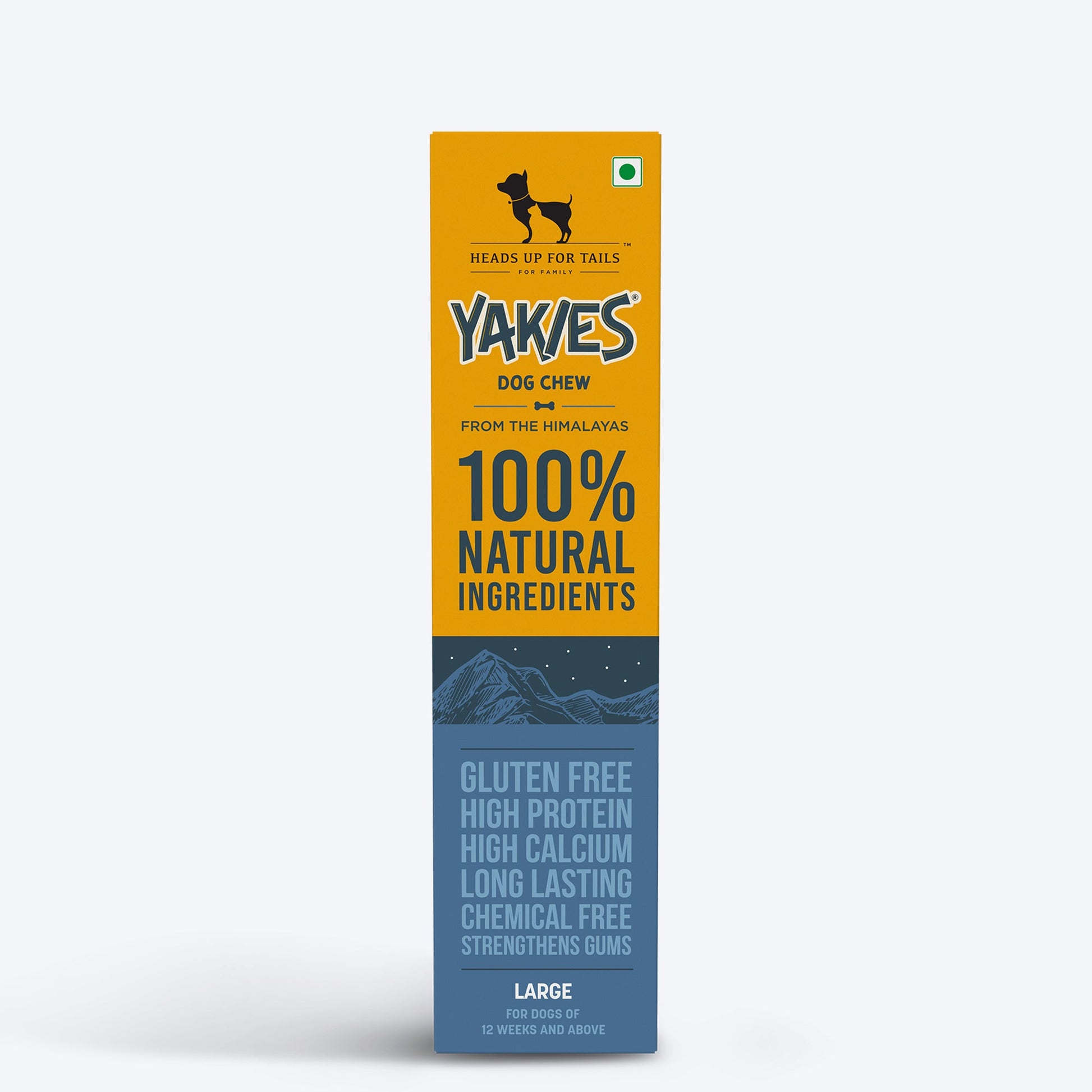 HUFT Yakies Vegetarian Natural Chew Bone - Old GS - Heads Up For Tails