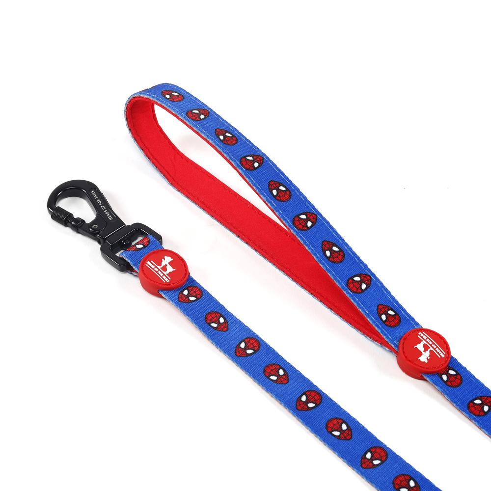 HUFT XÂ©Marvel Spider-Man Dog Leash - Red - Heads Up For Tails