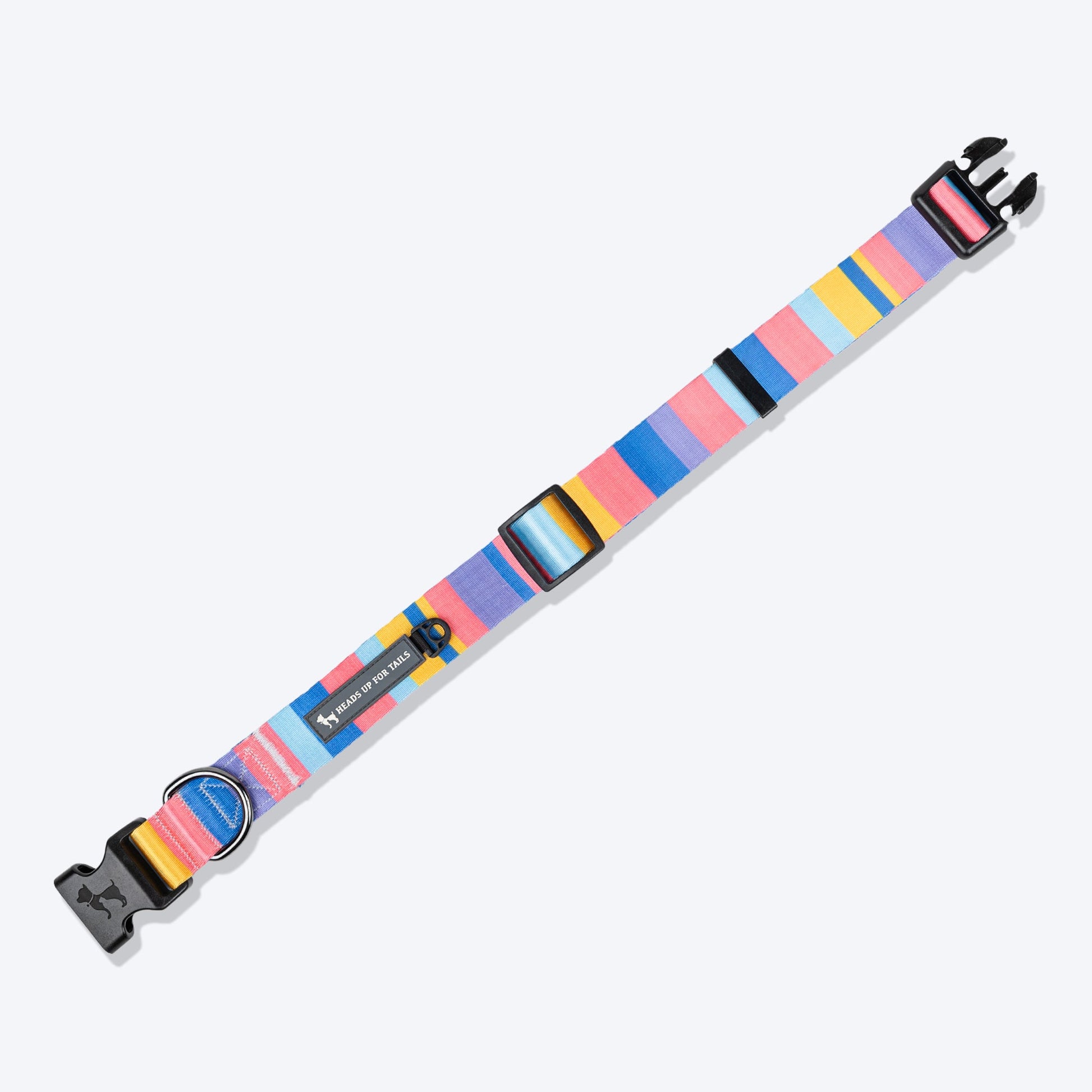 HUFT Spectrum Stripes Collar For Dog - Multicolor - Heads Up For Tails